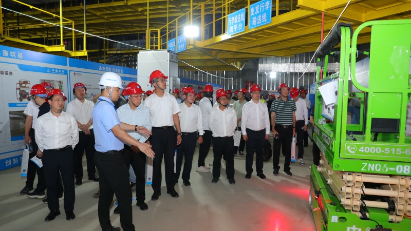 “数智赋能·匠造空港”福州长乐机场二期扩建项目机电安装省级观摩会在榕举办(图4)