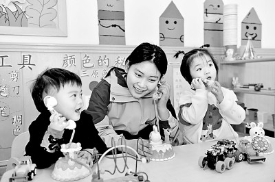 将科学保教渗透到生活和游戏中